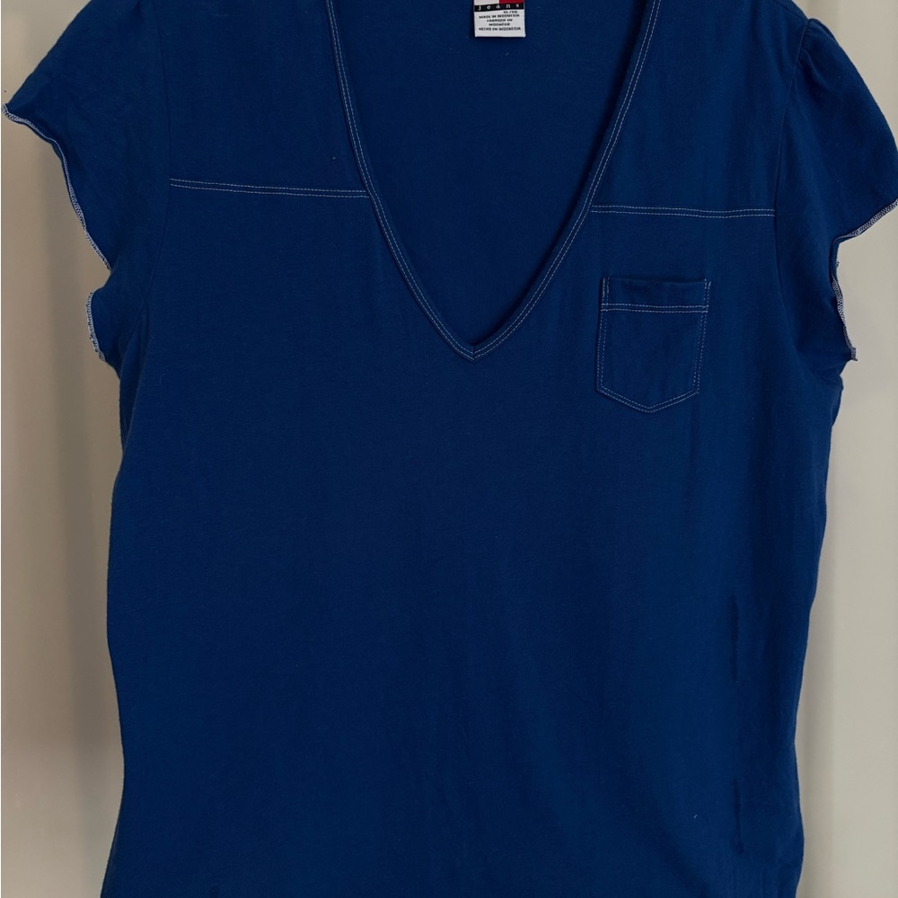 Tommy Hilfiger Navy V-Neck Tee